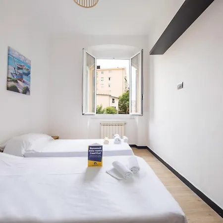 Casaviva - Comfy Modern Trilo In Principe Apartment Genoa